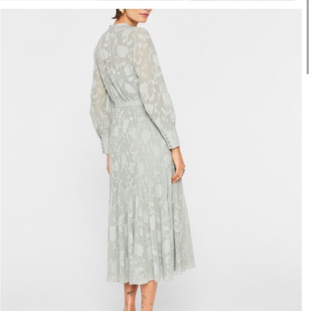 Club Monaco Light Gray Long Sleeve Dress